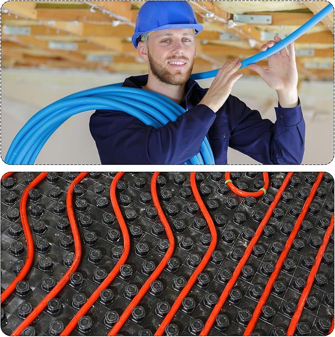 MECCANIXITY Spring Tube Bender OD 26.6 mm/1.0" Steel Spring Pipe Bending Tubes 520 mm/20.5" Long for 1" PVC Pipe(ID 27.6 mm) Home Renovations, Electrician Wiring Bending Pipe