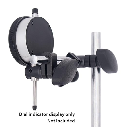 Clockwise Tools MGBR-02 Magnetic Base Stand for Digital Dial Indicator Gauge 176lbs Max Pull
