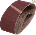 HARFINGTON 4 x 24 Inch Sanding Belts, 2 Pcs 150 Grits Aluminum Oxide Abrasive Belt Sander File Belt for Woodworking, Metal Polishing, Knife Sharpener