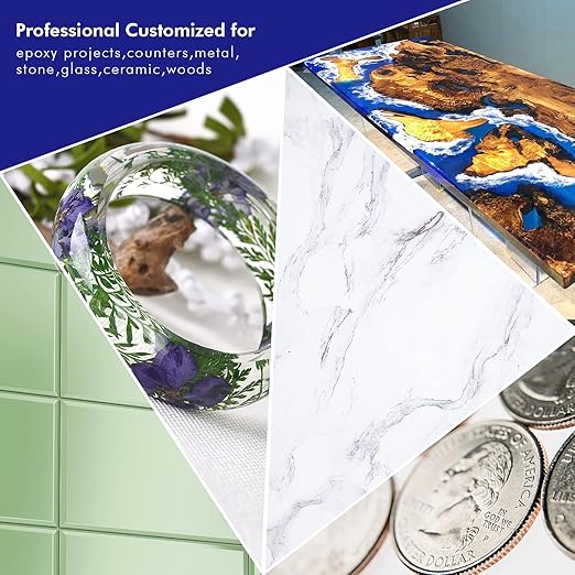 Premium Resin Polishing Kit for High Gloss Finishes - Epoxy Compound Smooths Out Counters, Marble, Glass, Metal, Rock