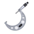 Clockwise Tools MMTR-04 Premium Outside Micrometer with Carbide Tip 3-4" Measuring Range 0.0001" Graduation Precision Machinist Tool