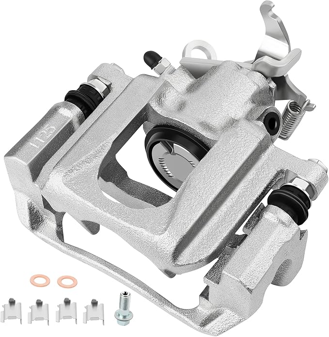 cciyu Rear Left Brake Caliper Assembly w/Bracket 18B5177 2009 2010 2011 2012 For Dodge For Journey
