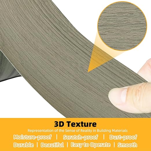 GSCIT Club Wood Grain Repair Tape, 2.3 inch X 15ft Self Adhesive Silver Walnut Grain Repair Patch for Tables, Chairs, Baseboards, Doors, Windows, Floors, Handicraft DIY.