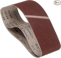 3 Pcs Sanding Belts 6 x 48 Inch 180 Grit Aluminum Oxide Abrasive Sandpaper for Belt Sander Metal Grinding Wood Working Weld Rust Removal