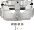 cciyu Front Left Brake Caliper Assembly w/Bracket 18B5073 For Ford For E-150/For E-250/For E-350 Super Duty/For E-450 Super Duty