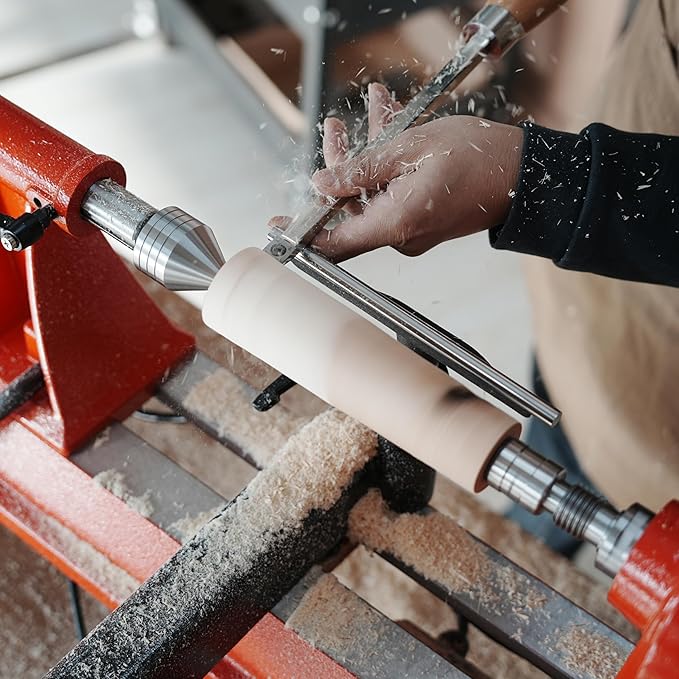 Overall length 23 3/4" Carbide Tipped Rougher Chisel For Woodturning, Beech handle length: 15 1/2", Tool bar length: 8 1/4", with 5 * 15-2.5mm TCT SQUARE BLADE