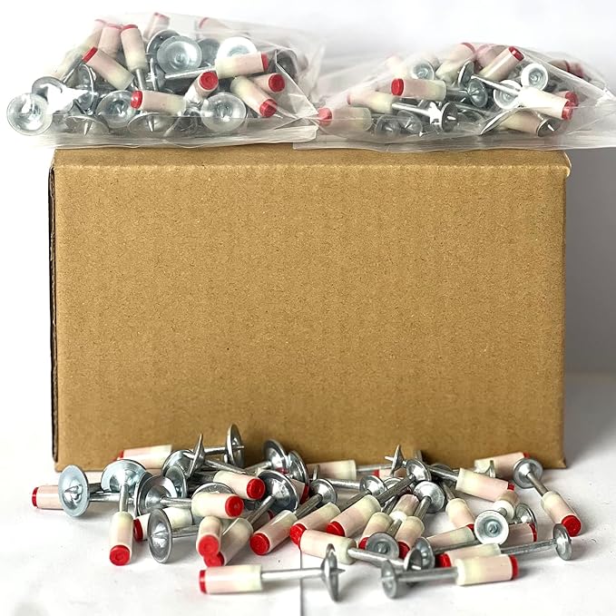 100pcsManual Steel Nails Wall Fastening Cable ducts Fixed Slotting Device Nail Gun Parts kit (20mm)…