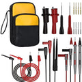 Electrical Multimeter Test Lead Kit with Soft Case Test Hook for Digital Electrical Testing Multimeter Voltmeter | 2PCS Non-Destructive Back Probes