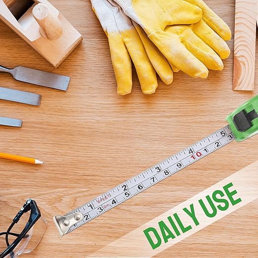 50 Pcs 6 FT Mini Tape Measure Retractable Bulk Small Measuring Tape Pocket Size Measurement Tool for Operation Christmas Items Party Favor Gifts Stuffers for Men(Green)