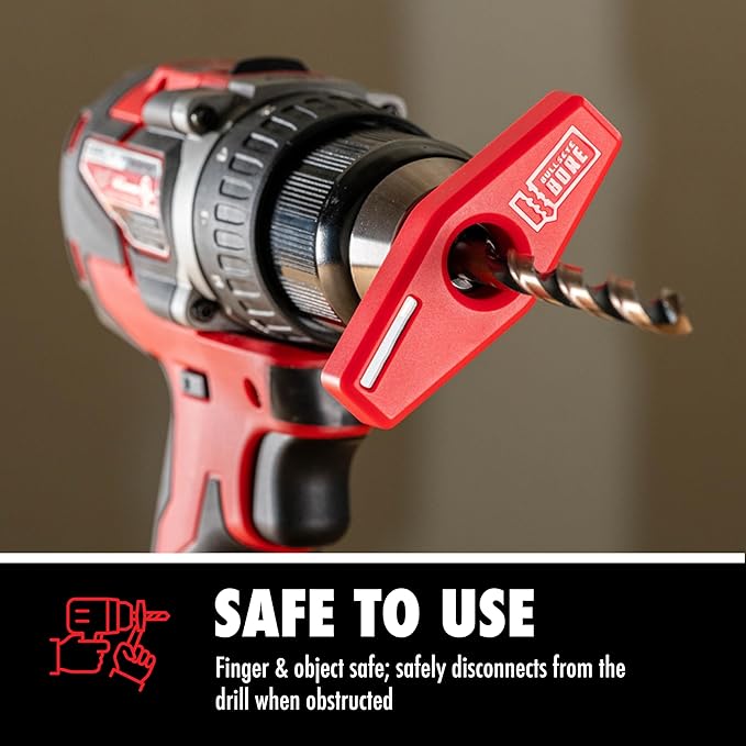 BullseyeBore Core CR1-100 Drill Guide for Straight Holes - Magnetic Drill Attachment with Efficient Red Laser for Visual Worksurface Alignment - Compatible with Common bits from 2” to 5”
