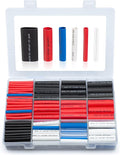 Wirefy | Wire Heat Shrink Tubing Kit - 3:1 Ratio Heat-Shrink Tube - Adhesive Lined Wire Wrap Kit - Electrical Heatshrink Tubes - Waterproof Industrial Tubing | 5 Colored Assorted - 275PCS