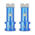 4/5 Inch Diamond Core Drill Bit for Porcelain Tile Ceramic Marble Granite Drilling,BRSCHNITT 2pcs Vacuum Brazed Diamond Hole Saw with 5/8-11 Thread (20mm 2pcs)
