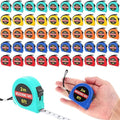 50 Pcs 6 FT Mini Tape Measure Retractable Bulk Small Measuring Tape Pocket Size Measurement Tool for Operation Christmas Items Party Favor Gifts Stuffers for Men(Colored)