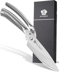WILDMOK Heavy Duty Poultry Kitchen Shears – Multi-function Stainless Steel Poultry Shears, Ultra Sharp All Purpose Kitchen Scissors Cutting Chicken Meat, Turkey, Fish