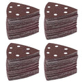 LEILUO 120 Pcs 90MM Oscillating Multi Tool Sandpaper Accessories Fits 3-1/2 Inch Pads Compatible with DeWalt Bosch Milwaukee and More