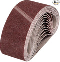 HARFINGTON 3 x 21 Inch Sanding Belts, 24 Pcs 40 Grits Aluminum Oxide Abrasive Belt Sander File Belt for Woodworking, Metal Polishing, Knife Sharpener