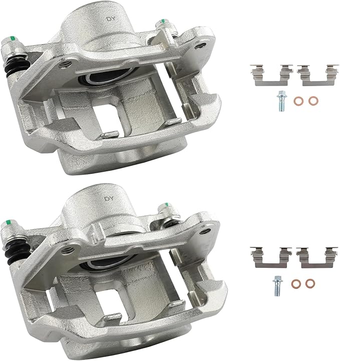 SCITOO 18B4880A 18B4881A Front Left & Right Disc Brake Calipers Assembly w/Bracket For Chevrolet For Cobalt 2007-2010,For Pontiac For G5 2007-2009