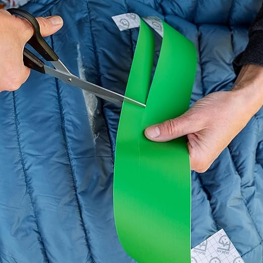 GEAR AID Tenacious Tape 3”x20” Fabric and Vinyl Gear Repair Tape, Quickly Fix Holes and Rips in Puffy Jackets, Rain and Snow Gear, Tents, Sleeping Bag and More, Black, 2 Pack