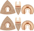 6pcs Universal Carbide Oscillating Saw Blades, HEMUNC Mixed Multitool Saw Blades