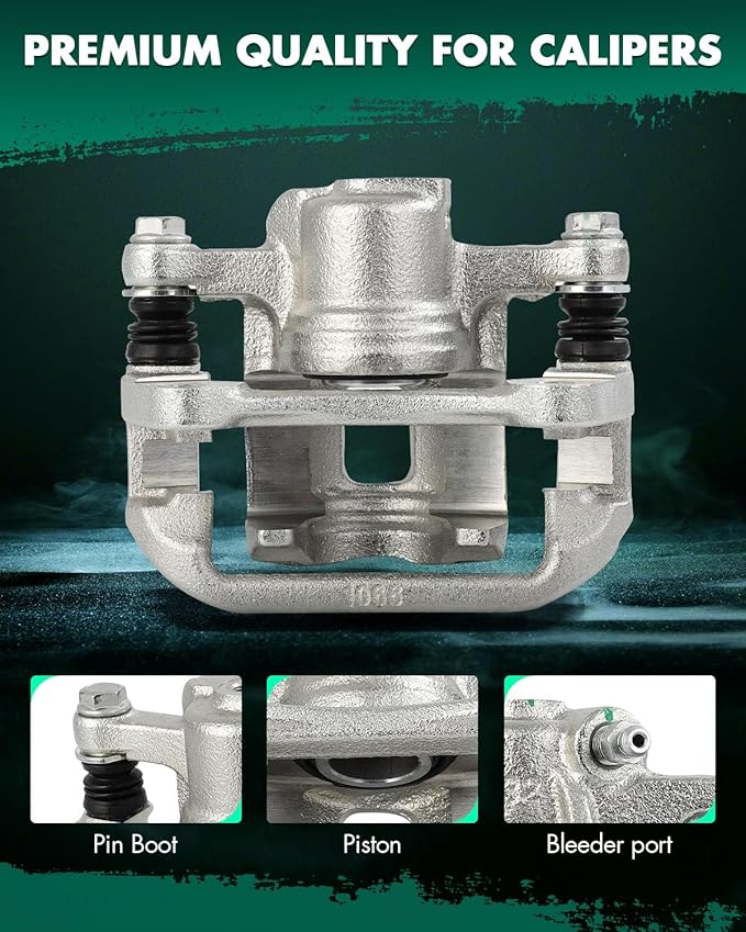 SCITOO Rear Right Brake Caliper With Bracket 19B2978 Compatible For Chevrolet For Optra 2004-2010,For Chevrolet For Spark EV 2014-2016,For Suzuki For Forenza 2004-2008,For Suzuki For Reno 2005-2008