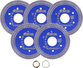 SHDIATOOL 3-3/8 Inch Diamond Saw Blade Cutting Disc Cutter for Porcelain Tile Ceramic Granite Marble Brick Cutting Wheel (5-Pack)