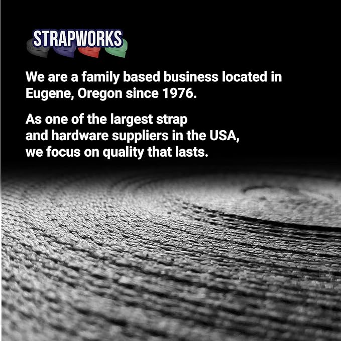 Lightweight Polypropylene Webbing - Poly Strapping for Outdoor DIY Gear Repair, Pet Collars, Crafts – 3/4 Inch by 10, 25, or 50 Yards, Over 20 Colors