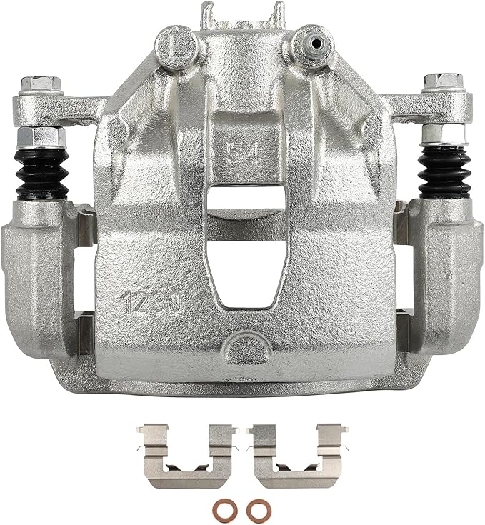 cciyu Front Left Brake Caliper Assembly w/Bracket 19B6794 2012 2013 2014 For Dodge For Attitude,2012 2013 2014 2015 2016 2017 For Hyundai For Accent,2012 2013 2014 2015 2016 2017 For Kia For Rio