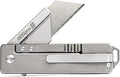 TIRANT RAZOR V3 (Stonewashed) 6Al-4V Titanium Utility Knife & EDC Pocket Knife, Box Cutter, Razor Blade EDC Tool