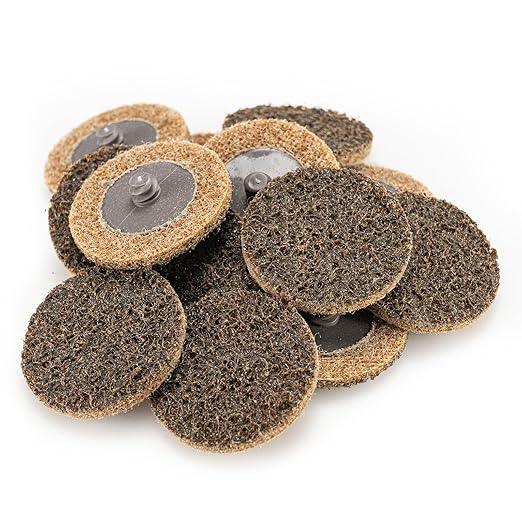2" SCM Surface Condition Disc, 2 R-Type Super EDG 50MM, Coarse Grade, Premium Non-Woven, 20Pcs