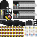 240 Pcs Mini Tape Screwdriver Keychain Set Christmas Men Gifts Bulk Adult Party Favors Multitool Pen Card Tool Measuring Keychains Stocking Christmas Stuffers for Men Dad (Multicolor)