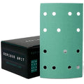 3" x 5" (80mm x 133mm) 14-Hole 220 Grit Sanding Sheets - Fits Festool RTS 400 & Mirka Deos 353 - Heavy-Duty Hook & Loop Film Abrasives - Sandpaper for Sheet Sanders - 50 Pack Box