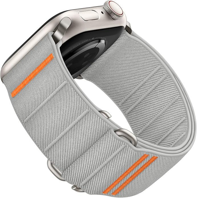 Suitisbest Sport Bands Compatible with Apple Watch Ultra Band 49mm 46mm 45mm 44mm 42mm 38mm 40mm 41mm Men Women, Stretchy Nylon Sport Loop Strap with S-Hook for iWatch Series 10 Ultra SE 9 8 7 6 5 4 3