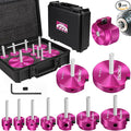 9 Pcs PVC Pipe Reamer Kit,PVC Fitting Saver Plastic Pipe Reamer Tool Kit,Hub Socket Saver Set for Plumbing,Includes 1/2" 3/4" 1" 1-1/2" 1-1/4" 2" 2-1/2" 3" 4" Reamers for Sch.40 CPVC ABS Fittings