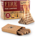 Fire Starters for Campfires - 100 pcs - Waterproof Fire Starter Sticks for Emergency Survival Kit Camping Outdoor Kitchen Indoor Fireplace Bonfire