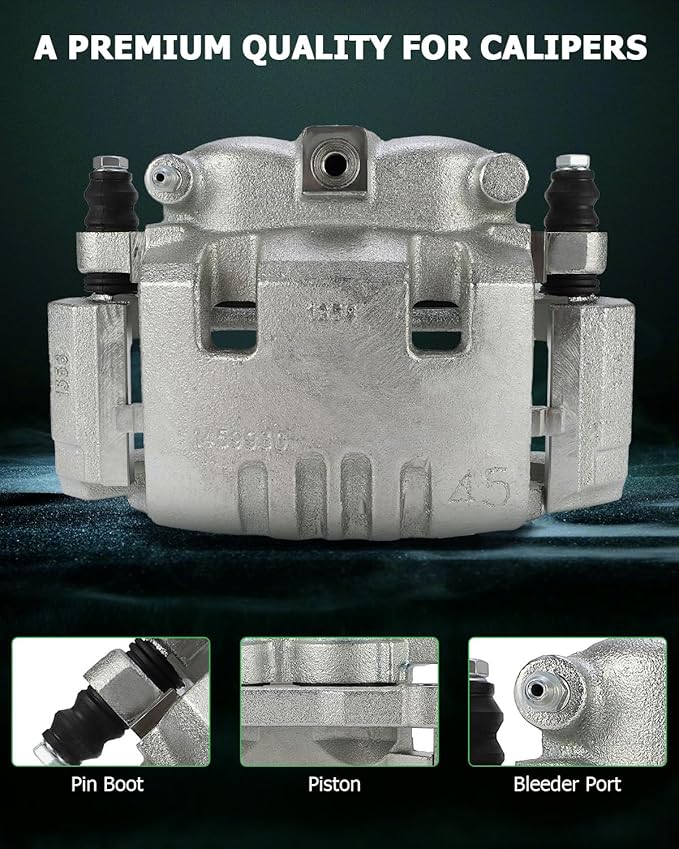 SCITOO 18B4895 18B4894 Rear Left & Right Disc Brake Calipers Assembly w/Bracket For Dodge For Ram 1500 2006-2008,For Dodge For Ram 2500 2003-2008,For Dodge For Ram 3500 2003-2008