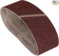 10 Pcs Sanding Belts 3 x 18 Inch 60 Grit Aluminum Oxide Abrasive Sandpaper for Belt Sander Metal Grinding Wood Working Weld Rust Removal