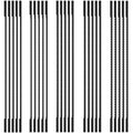 25Pcs Coping Saw Blades Set 6-1/2 Inch Long Between Pins Sturdy Wood Cutting Saw Blades Kit High Carbon Steel Pin End Scroll Blade Assortment (10/15/18/24/28TPI)