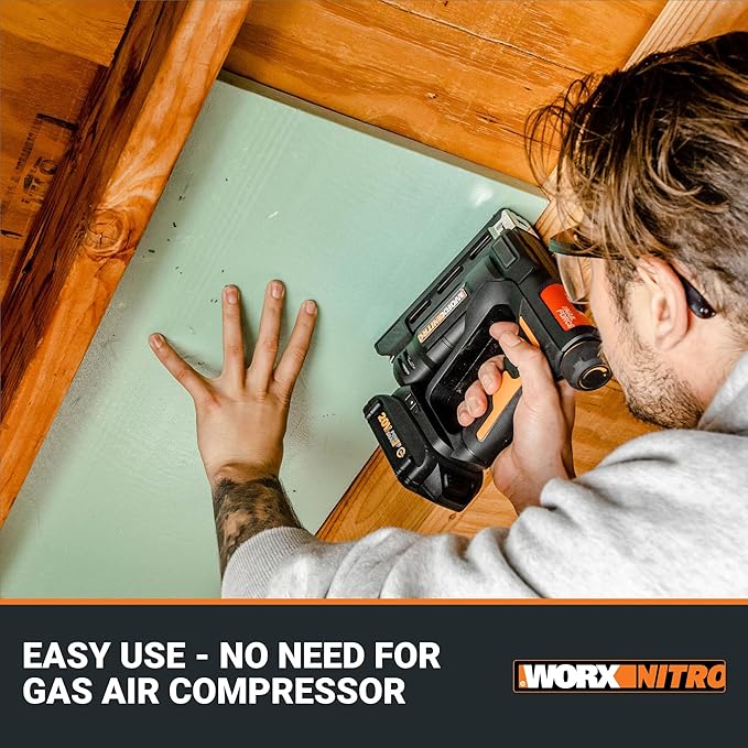 Worx Nitro WX843L 20V Power Share 3/8" Cordless Crown Stapler