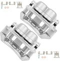 cciyu Front Left & Right Brake Calipers Assembly w/Bracket 18B4751 18B4750 1999-2003 For Ford For F-150,2004 For Ford For F-150 Heritage,1999-2004 For Ford For Lobo,2002-2003 For Lincoln For Blackwood