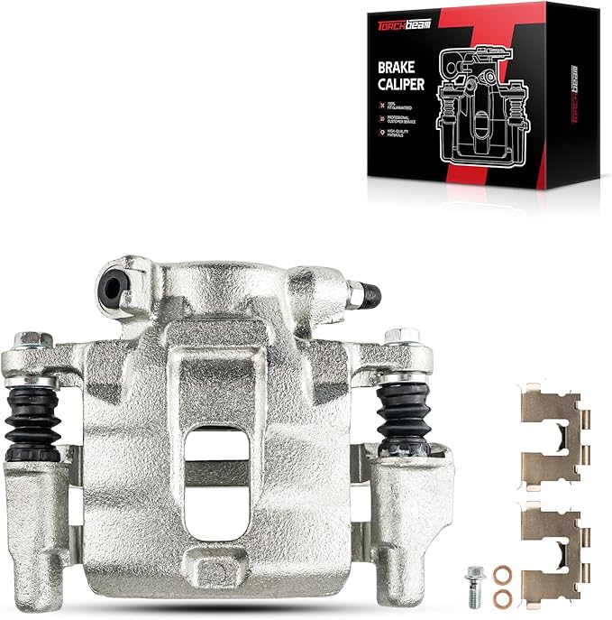 Torchbeam Front Brake Caliper Right for Geo 1989-1995 Tracker, Suzuki 1991-1998 Sidekick 1.6L, Geo 1996-1997 Tracker 1.6L, Front Right Caliper Replace # 19B1212
