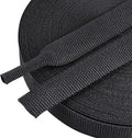 50% Ratio Heat Shrink Automotive Wire Loom Shrinkable Braided Sleeving Fabric Shrink Tubing Wear-Resistant Woven Wire Sheathing(3/8"-18ft)