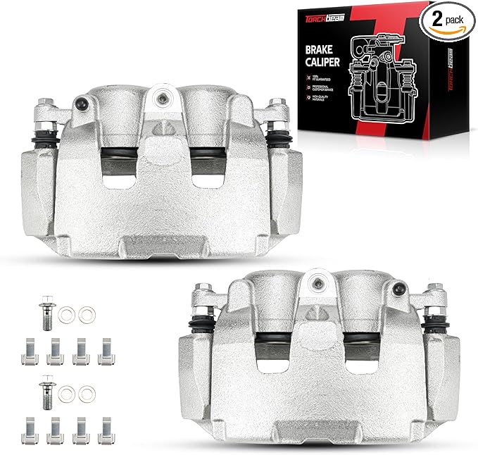 Torchbeam Front Brake Calipers Set for Ram 1500 2011-2018, Ram 1500 Classic 2019-2023, Dodge Ram 1500 2009-2010, Chrysler Aspen, Front Left and Front Right Calipers Replace # 18P5054+18P5055