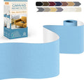 KING MOUNTAIN Canvas Repair Tape,Outdoor Gear Patch, 4×63 Inches,Waterproof,Self-Adhesive for Repairing Boat Covers,Sun Shades,Sofas,Tents,Lounge Chairs,Awnings (Blue)