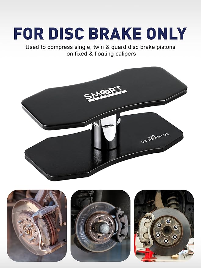 SMART JERRY - Brake Caliper Compression Tool, Caliper Piston Compressor Tool, Brake Caliper Tool, Brake Piston Compressor Tool, Universal Brake Pad Spreader for Car Brake Repair Installation
