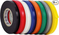 WOD ETC766 Professional Grade General Purpose Rainbow Electrical Tape UL/CSA Listed core. Vinyl Rubber Adhesive Electrical Tape: 3/8 inch X 66 ft - Use at No More Than 600V & 176F (Pack of 8)