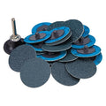 2" Zirconia Sanding Discs, Quick Change, Zir A/O, Quick Change TR, Assorted 20 Pcs, 1 pad Holder, P36/60/80/120