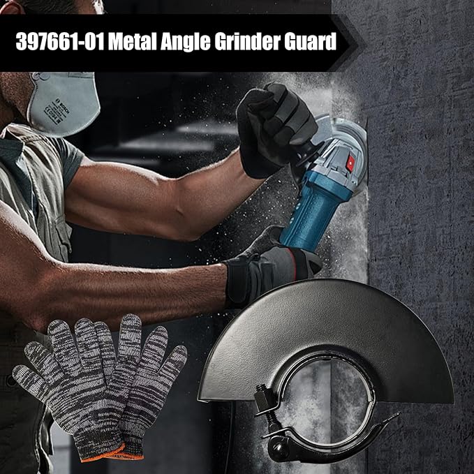 5.3" 135mm Grinder Guard for 5" 4-1/2" 4" Wheel Disc Blades Protective Cover Shield Attachments Compatible with DEWALT Milwaukee Makita Metabo Bosch RYOBI XAG04T XAG04Z XAG09Z XAG11Z Angle Grinders