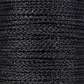 Hollow Braid Polypropylene Rope (1/4 Inch, 50 Feet, Black) - Barrier Rope - Trail Marking, Crowd Control, Golf Courses