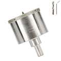 2-1/8inch | 54mm Diamond Hole Saw with Center Drill bit and Diamond-Coated Center Drill bit for Ceramic Glass Marble Fiberglass Granite and Porcelain Tiles by CENYB