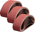 Taokyid 30 Pcs 3x18 Inch Sanding Belts,10 Each of 40 80 120 Grits Aluminum Oxide Sandpaper for 3 x 18 Inch Belt Sander